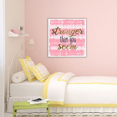 COURTSIDE MARKET Stronger Tie Dye Canvas Wall Art