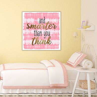 COURTSIDE MARKET Smarter Tie Dye Canvas Wall Art