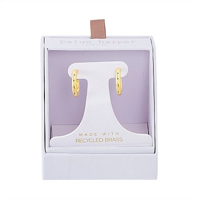 Paige Harper 17.8 mm 14k Gold Over Recycled Brass Hoop Earrings