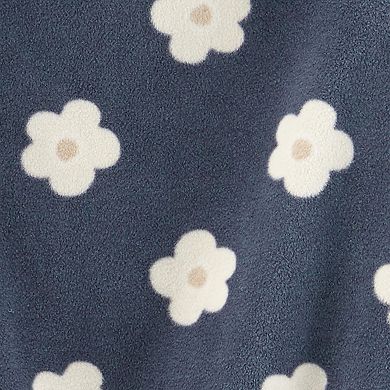 Baby & Toddler Girl Carter's Floral Fleece Hooded Tee & Leggings Set