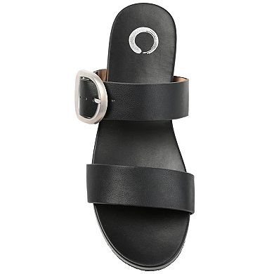 Journee Collection Crysta Tru Comfort Foam??? Women's Slide Sandals