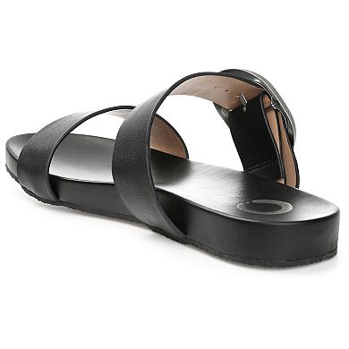 Journee Collection Crysta Tru Comfort Foam??? Women's Slide Sandals