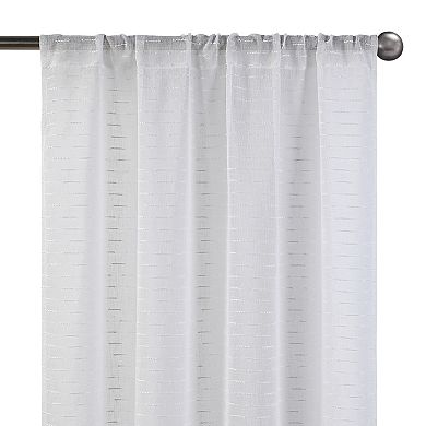 B. Smith Nottinghill Semi Sheer Set of 2 Window Curtain Panels