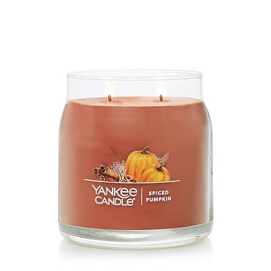 Yankee Candle Spiced Pumpkin 13-oz. Signature Medium Candle Jar