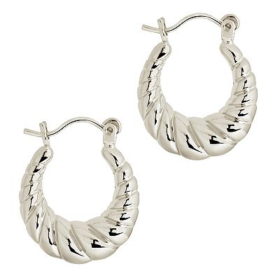 MC Collective Croissant Click-It Hoop Earrings