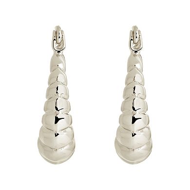 MC Collective Croissant Click-It Hoop Earrings