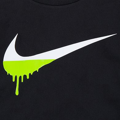 Toddler Boy Nike Swoosh Drip DRI-Fit Long Sleeve Graphic Tee
