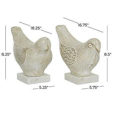 Stella & Eve Bird Figurine Table Decor 2-piece Set