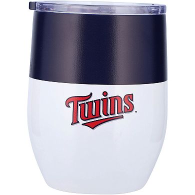 Minnesota Twins 16oz. Colorblock Stainless Steel Curved Tumbler