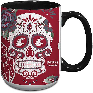 Washington State Cougars 15oz. Java Dia de los Muertos Mug