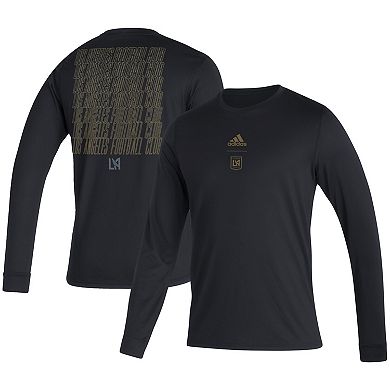 Men's adidas Black LAFC Club Long Sleeve T-Shirt