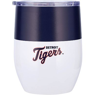 Detroit Tigers 16oz. Colorblock Stainless Steel Curved Tumbler