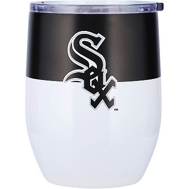 Chicago White Sox 16oz. Colorblock Stainless Steel Curved Tumbler