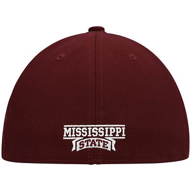 Men's adidas Maroon Mississippi State Bulldogs Team On-Field Baseball Fitted Hat