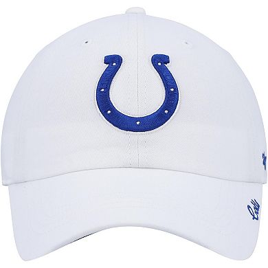 Women's '47 White Indianapolis Colts Team Miata Clean Up Adjustable Hat