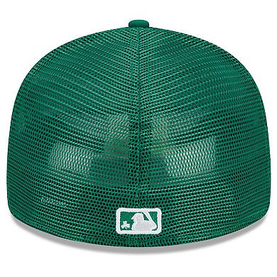Men's New Era Green Oakland Athletics 2022 St. Patrick's Day On-Field Low Profile 59FIFTY Fitted Hat