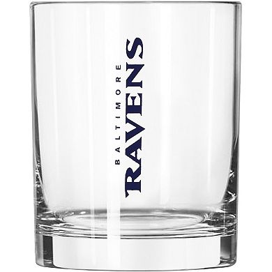 Baltimore Ravens 14oz. Game Day Rocks Glass