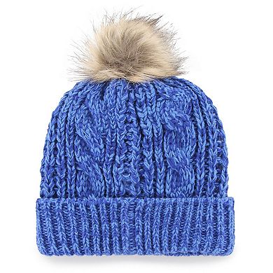 Women's '47 Blue Dallas Mavericks Meeko Cuffed Knit Hat with Pom
