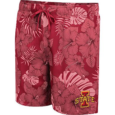 Men's Colosseum Cardinal Iowa State Cyclones The Dude Swim Shorts