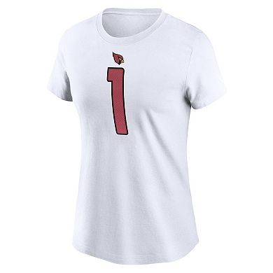 Women's Nike Kyler Murray White Arizona Cardinals Player Name & Number T-Shirt