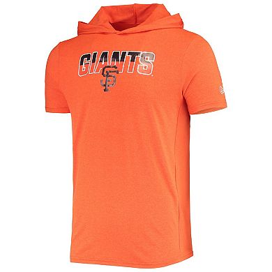 Men's New Era Heathered Orange San Francisco Giants Hoodie T-Shirt