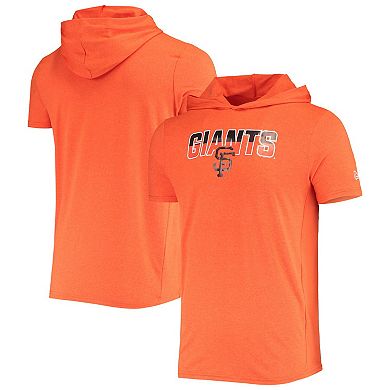 Men's New Era Heathered Orange San Francisco Giants Hoodie T-Shirt