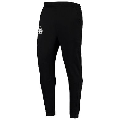 Men's Levelwear Black Los Angeles Dodgers Tempo 22 Fleece Pants