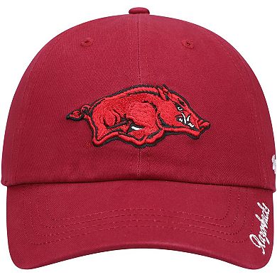 Women's '47 Cardinal Arkansas Razorbacks Miata Clean Up Logo Adjustable Hat