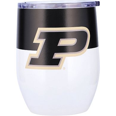 Purdue Boilermakers 16oz. Colorblock Stainless Steel Curved Tumbler