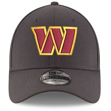 Men's New Era Gray Washington Commanders 39THIRTY Flex Hat