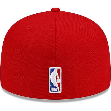 Men's New Era x Just Don Red Miami Heat 59FIFTY Fitted Hat