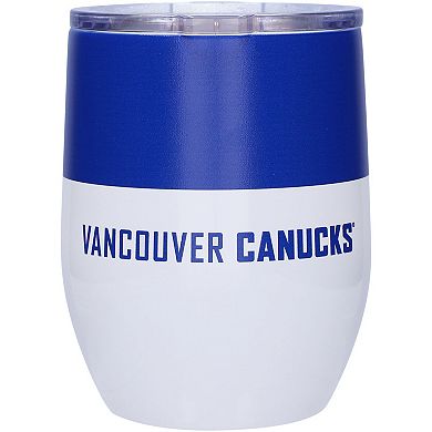 Vancouver Canucks 16oz. Colorblock Stainless Steel Curved Tumbler