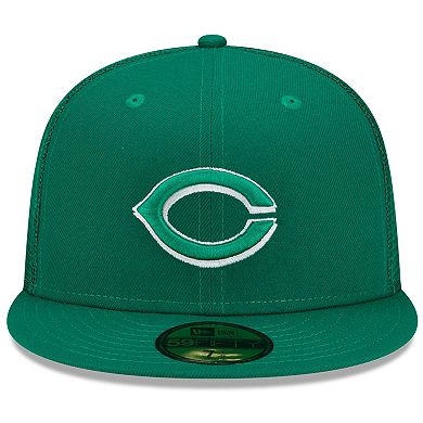 Men's New Era Green Cincinnati Reds 2022 St. Patrick's Day On-Field 59FIFTY Fitted Hat