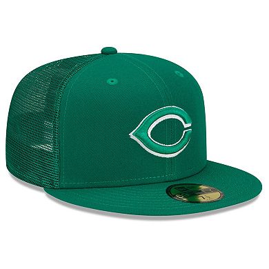 Men's New Era Green Cincinnati Reds 2022 St. Patrick's Day On-Field 59FIFTY Fitted Hat