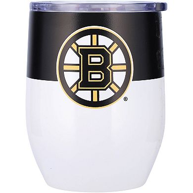 Boston Bruins 16oz. Colorblock Stainless Steel Curved Tumbler