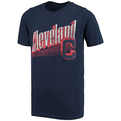 Youth Navy Cleveland Indians Winning Streak T-Shirt