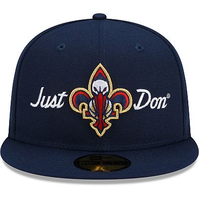 Men's New Era x Just Don Navy New Orleans Pelicans 59FIFTY Fitted Hat