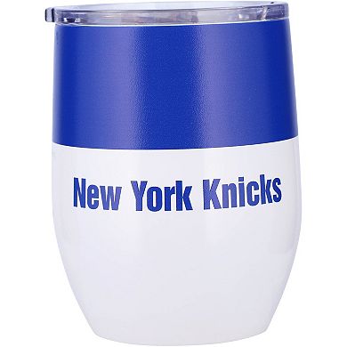 New York Knicks 16oz. Colorblock Stainless Steel Curved Tumbler