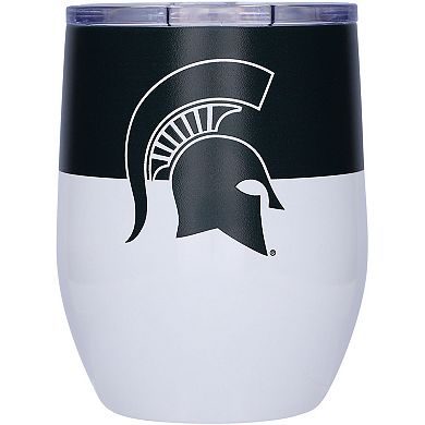 Michigan State Spartans 16oz. Colorblock Stainless Steel Curved Tumbler