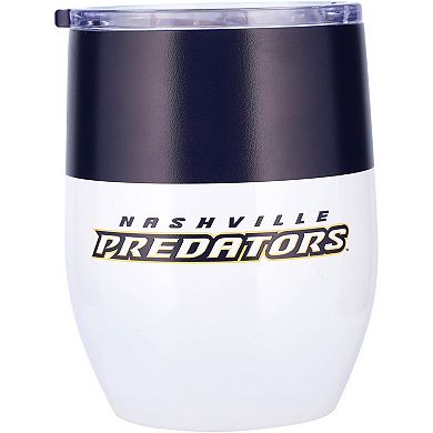 Nashville Predators 16oz. Colorblock Stainless Steel Curved Tumbler