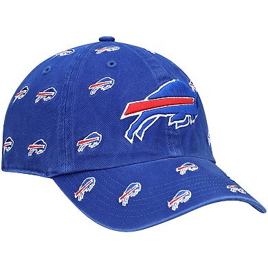 Women's '47 Royal Buffalo Bills Repeat Confetti Clean Up Adjustable Hat