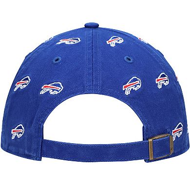 Women's '47 Royal Buffalo Bills Repeat Confetti Clean Up Adjustable Hat