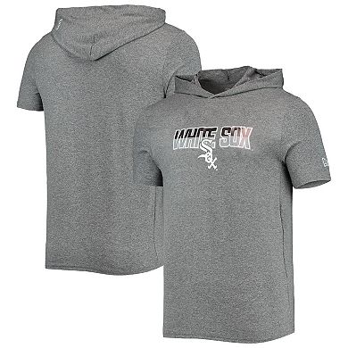Men's New Era Heathered Gray Chicago White Sox Hoodie T-Shirt