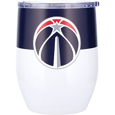 Washington Wizards 16oz. Colorblock Stainless Steel Curved Tumbler