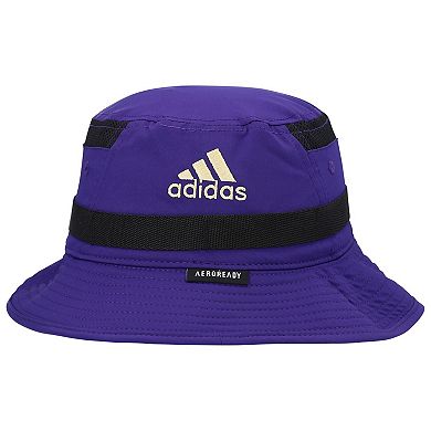 Men's adidas Purple Washington Huskies 2021 Sideline AEROREADY Bucket Hat