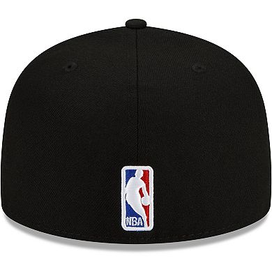 Men's New Era x Just Don Black Houston Rockets 59FIFTY Fitted Hat