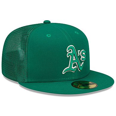 Men's New Era Green Oakland Athletics 2022 St. Patrick's Day On-Field 59FIFTY Fitted Hat