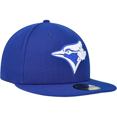 Men's New Era Royal Toronto Blue Jays White Logo 59FIFTY Fitted Hat