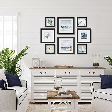 Americanflat Craving The Coast Framed Wall Art 8-piece Set
