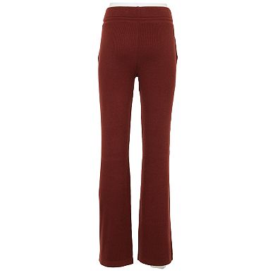 Women's FLX Ribbed High-Waisted Flared Sweater Pants